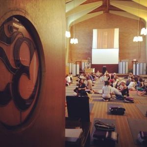 The site of a workshop I attended about yoga, writing and meditation. Photo/Meg Heckman